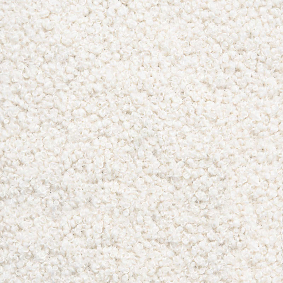 Accent Chair Cream Bouclé