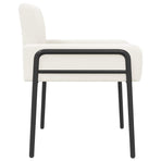 Accent Chair Cream Bouclé