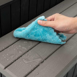 Hot Tub Step with Storage 2-Step Brown and Grey 93 x 57 x 35 cm - Extra Image