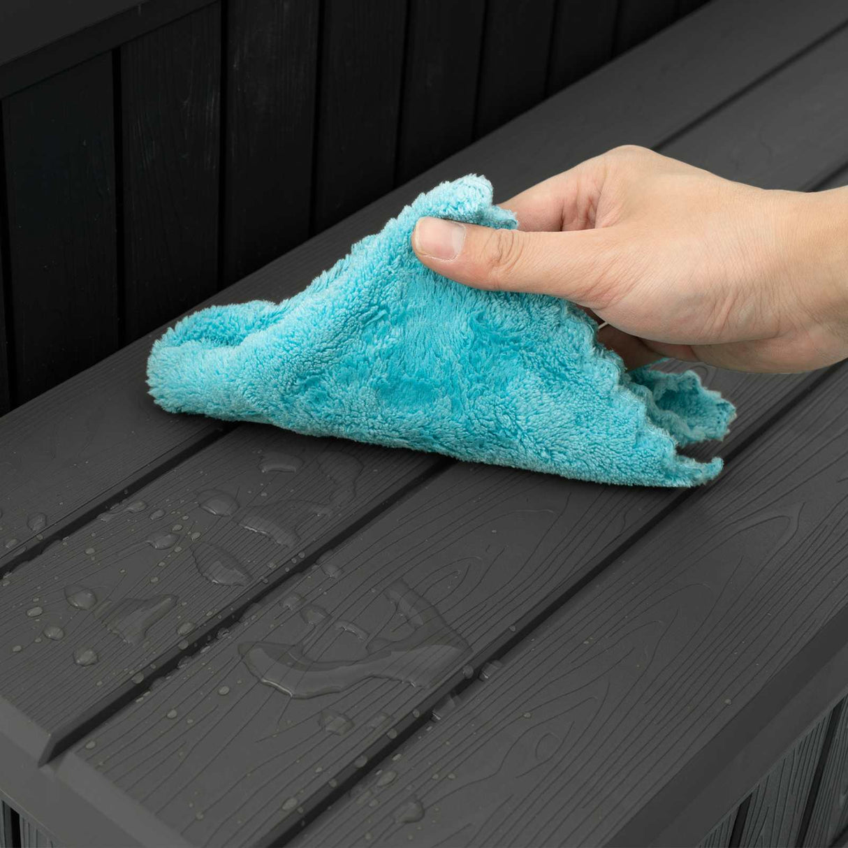 Hot Tub Step with Storage 2-Step Black 93 x 57 x 35 cm PP