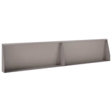 Retaining Wall 2 pcs 100 x 12 x 30 cm Weathering Steel Rusty - Front View