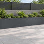Retaining Wall 2 pcs 100 x 12 x 50 cm Steel Anthracite