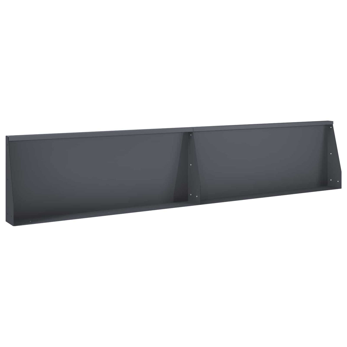 Retaining Wall 2 pcs 100 x 12 x 40 cm Steel Anthracite