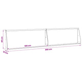 Retaining Wall 2 pcs 100 x 12 x 40 cm Steel Anthracite