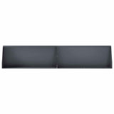 Retaining Wall 2 pcs 100 x 12 x 50 cm Steel Anthracite - Side View
