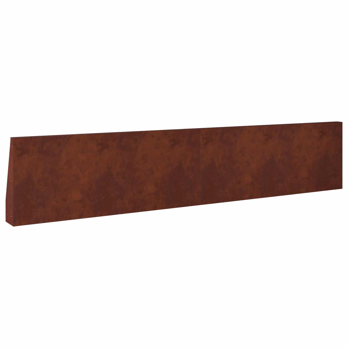 Retaining Wall 2 pcs 100 x 12 x 50 cm Weathering Steel Rusty