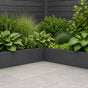 Retaining Wall 50 x 50 x 50 cm Steel Anthracite