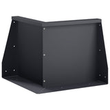 Retaining Wall 50 x 50 x 30 cm Steel Anthracite