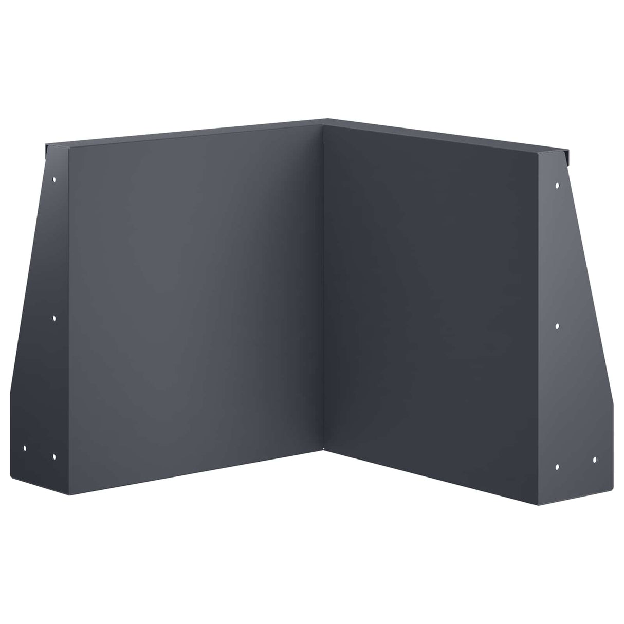 Retaining Wall 2 pcs 50 x 50 x 30 cm Steel Anthracite