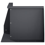 Retaining Wall 2 pcs 50 x 50 x 30 cm Steel Anthracite - Front View