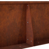 Retaining Wall 2 pcs 50 x 50 x 40 cm Weathering Steel Rusty