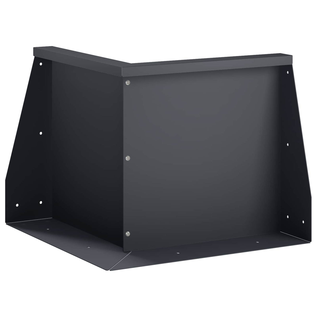 Retaining Wall 50 x 50 x 50 cm Steel Anthracite