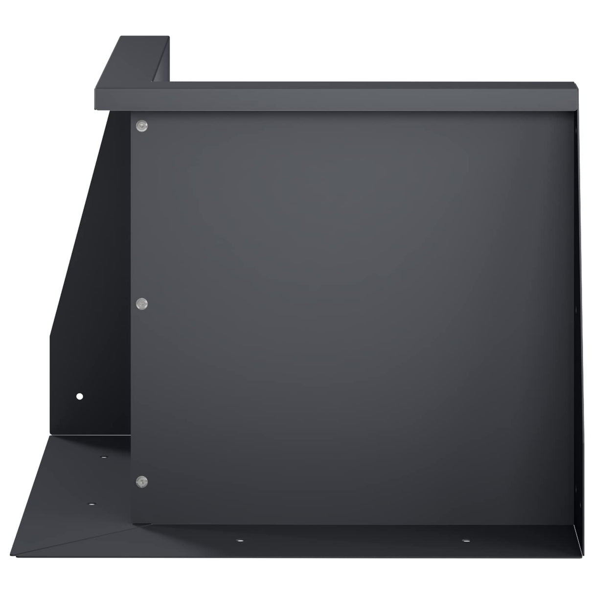 Retaining Wall 2 pcs 50 x 50 x 50 cm Steel Anthracite
