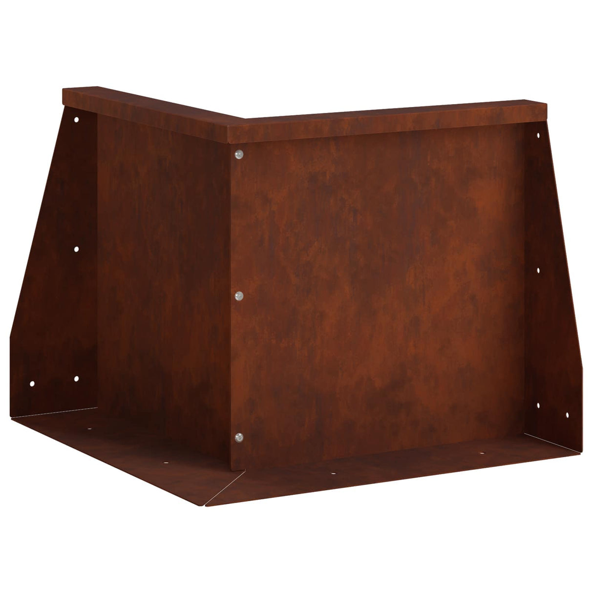 Retaining Wall 50 x 50 x 50 cm Weathering Steel Rusty