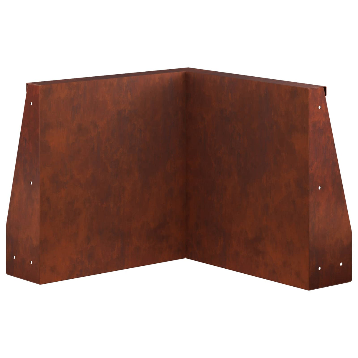 Retaining Wall 50 x 50 x 50 cm Weathering Steel Rusty