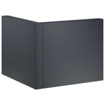 Retaining Wall 2 pcs 50 x 50 x 30 cm Steel Anthracite