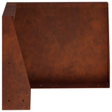 Retaining Wall 2 pcs 50 x 50 x 40 cm Weathering Steel Rusty