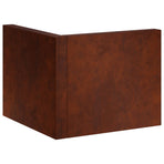 Retaining Wall 50 x 50 x 50 cm Weathering Steel Rusty