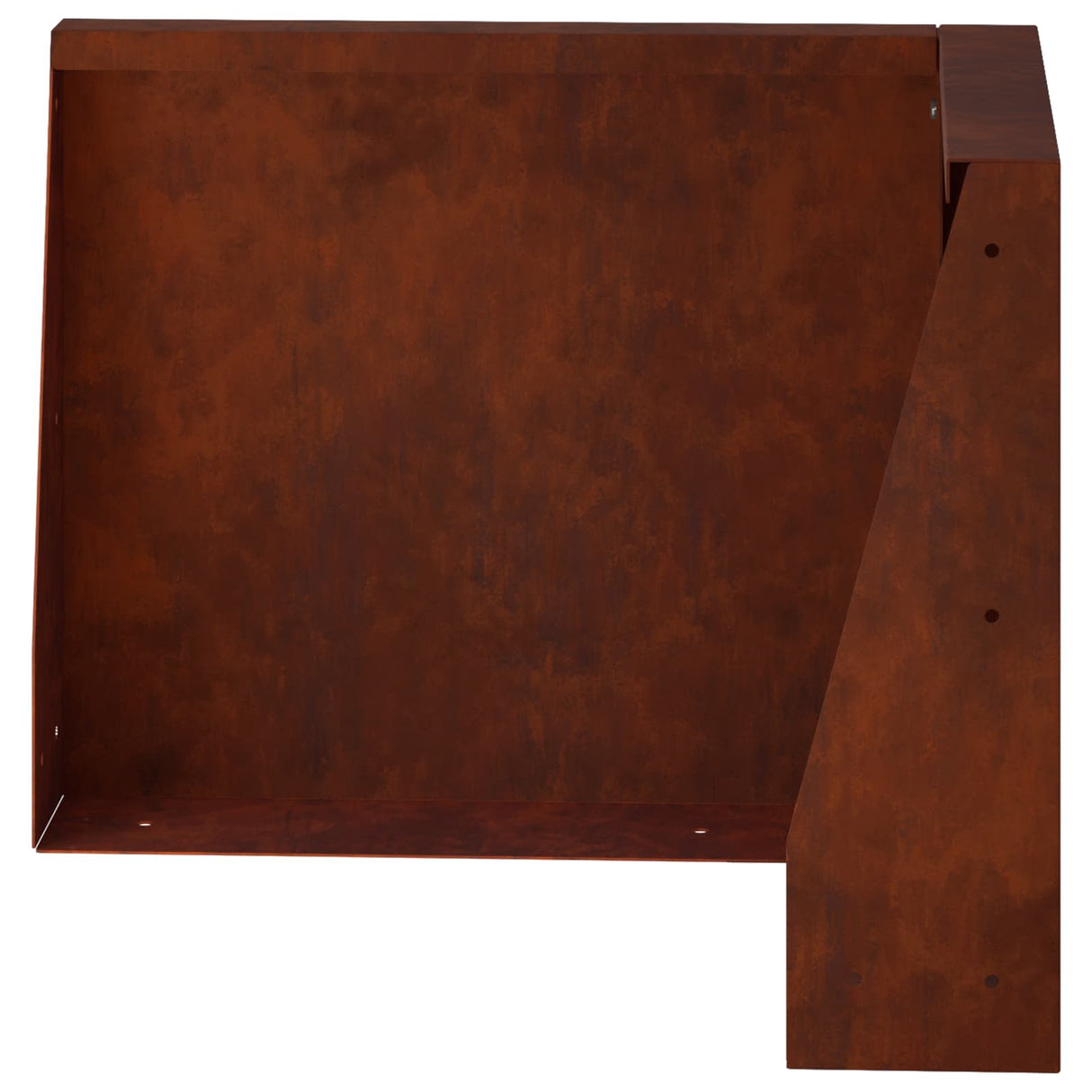 Retaining Wall 50 x 50 x 50 cm Weathering Steel Rusty
