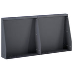 Retaining Wall 2 pcs 40 x 12 x 50 cm Steel Anthracite