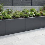 Retaining Wall 2 pcs 60 x 12 x 50 cm Steel Anthracite