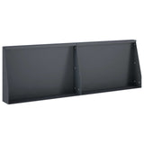 Retaining Wall 2 pcs 60 x 12 x 50 cm Steel Anthracite