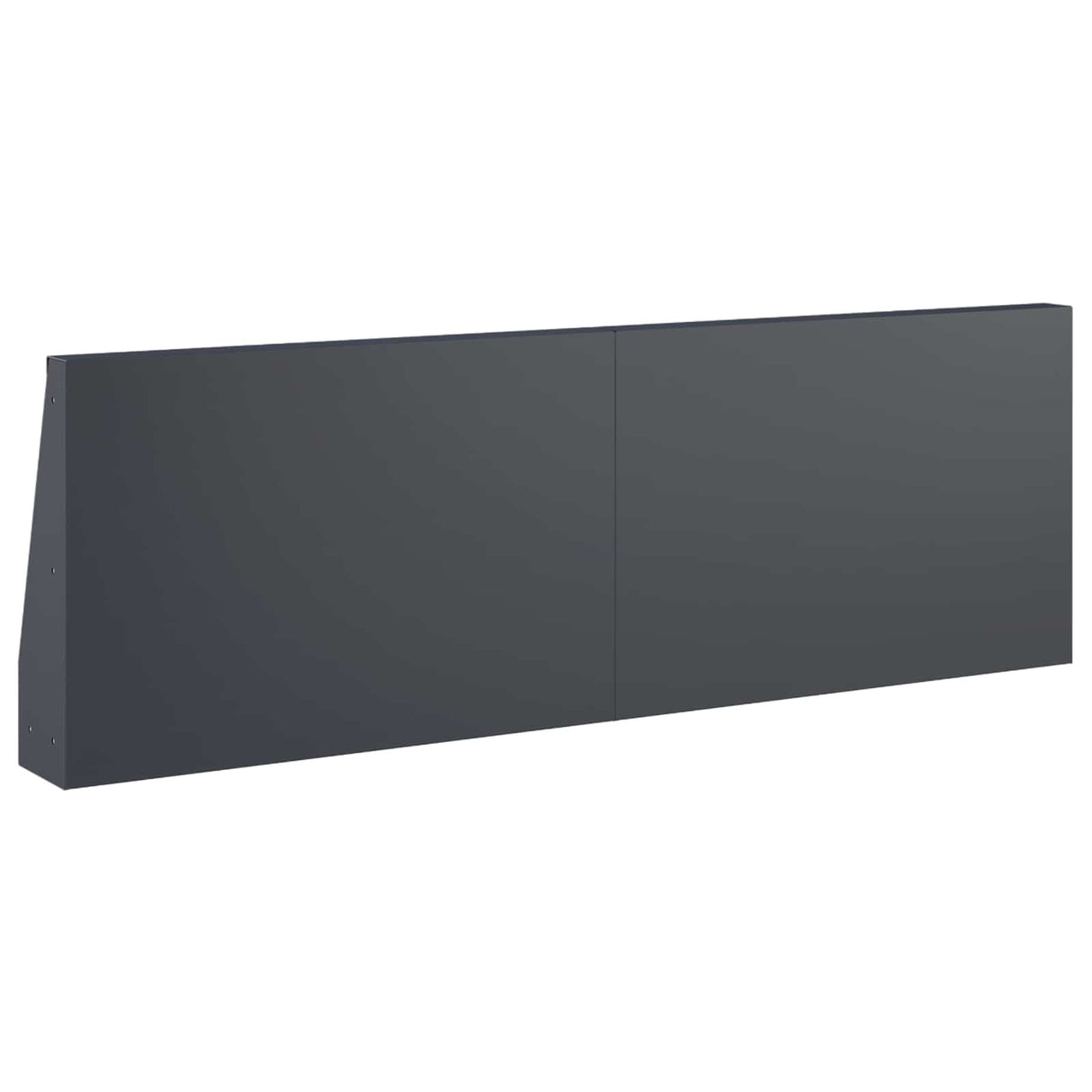 Retaining Wall 2 pcs 60 x 12 x 50 cm Steel Anthracite