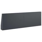 Retaining Wall 2 pcs 60 x 12 x 50 cm Steel Anthracite