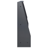 Retaining Wall 2 pcs 60 x 12 x 50 cm Steel Anthracite
