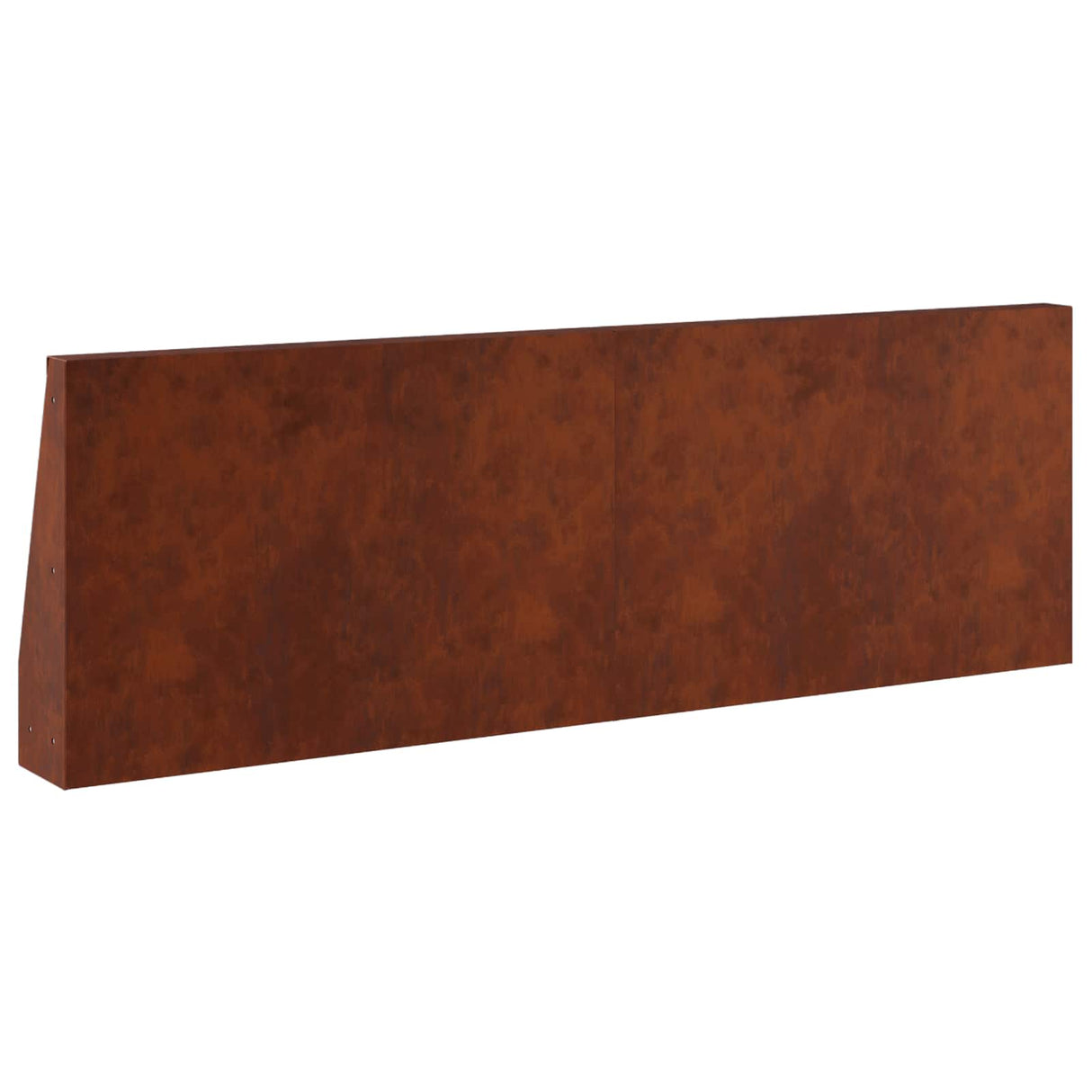 Retaining Wall 2 pcs 60 x 12 x 50 cm Weathering Steel Rusty