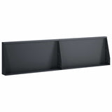 Retaining Wall 2 pcs 80 x 12 x 40 cm Steel Anthracite