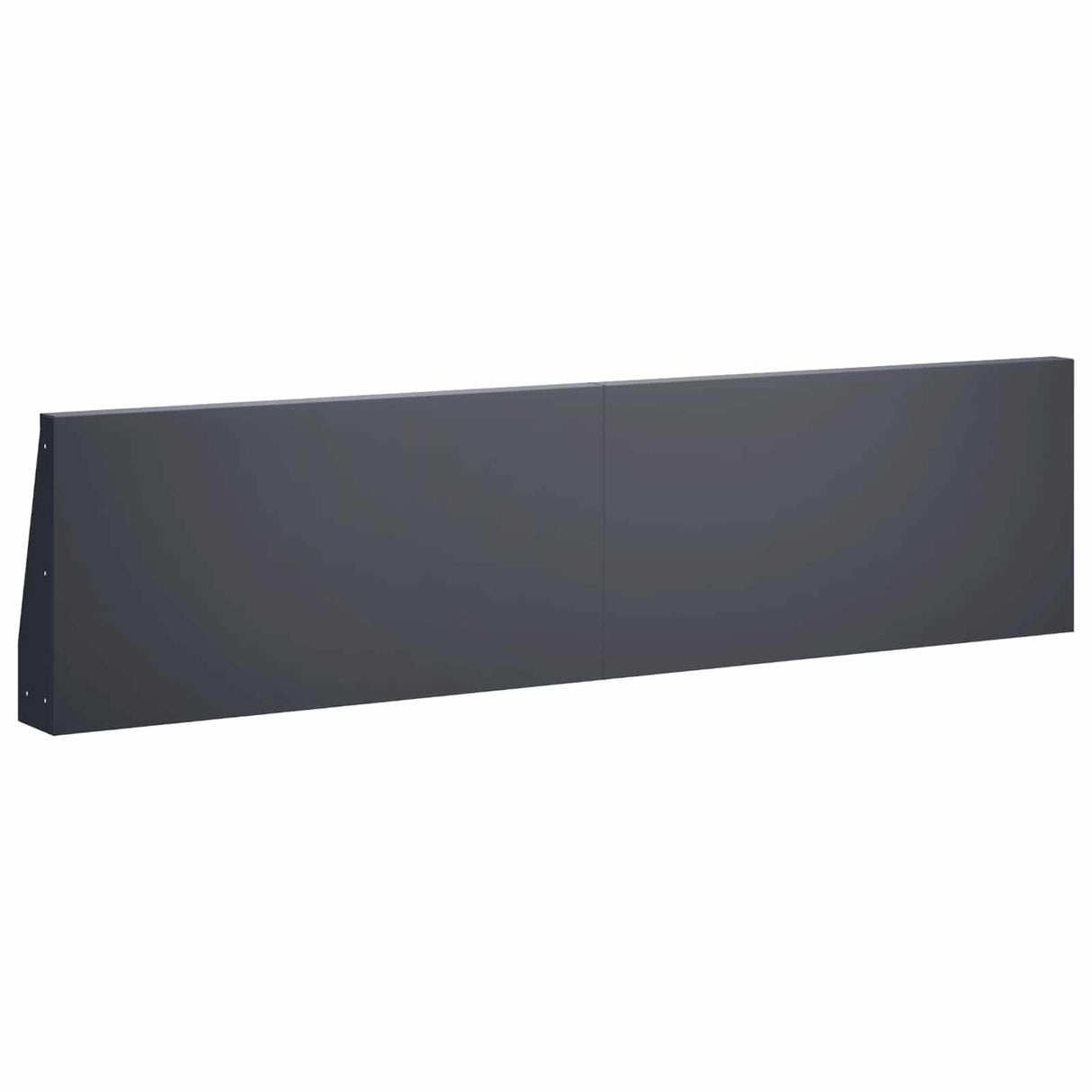 Retaining Wall 2 pcs 80 x 12 x 50 cm Steel Anthracite
