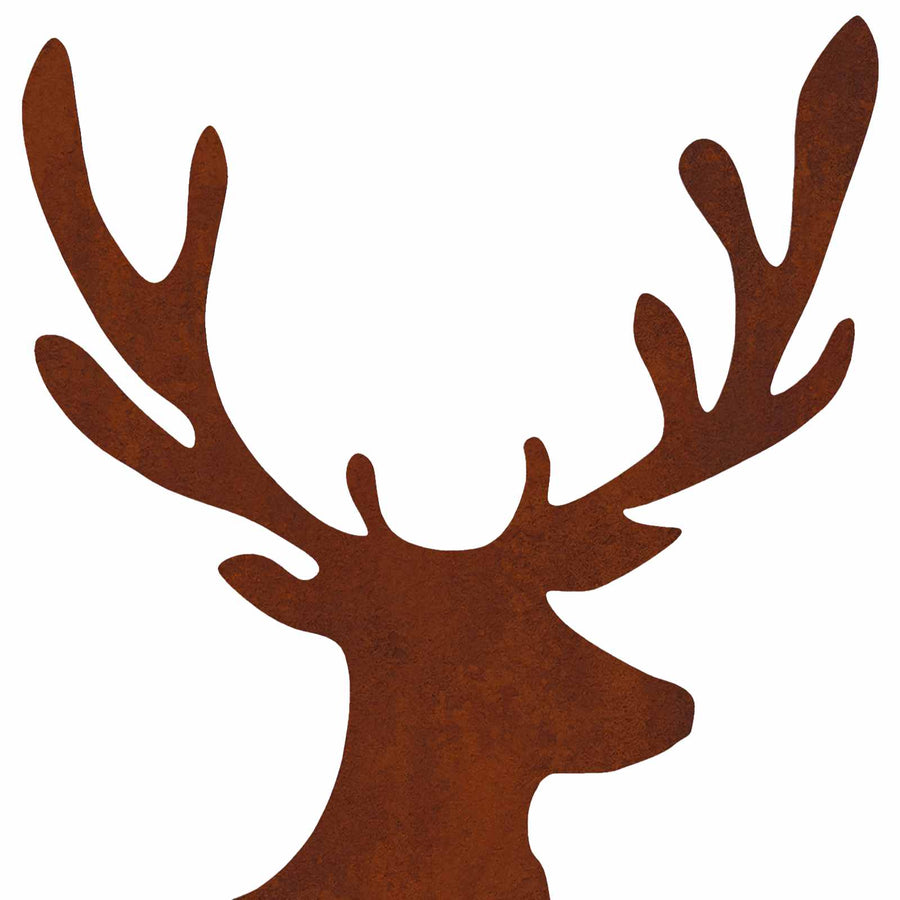 Garden Stake 23 x 12 cm Weathering Steel Rusty