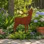 Garden Stake 46 x 30 cm Weathering Steel Rusty