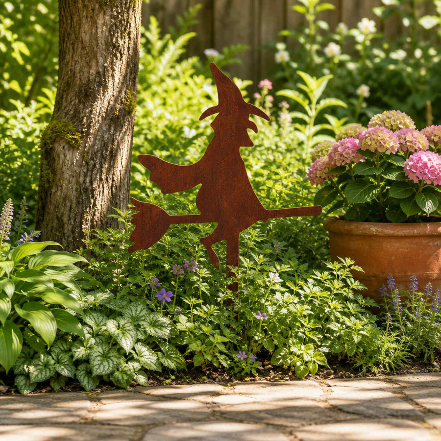 Garden Stake 36 x 24 cm Weathering Steel Rusty