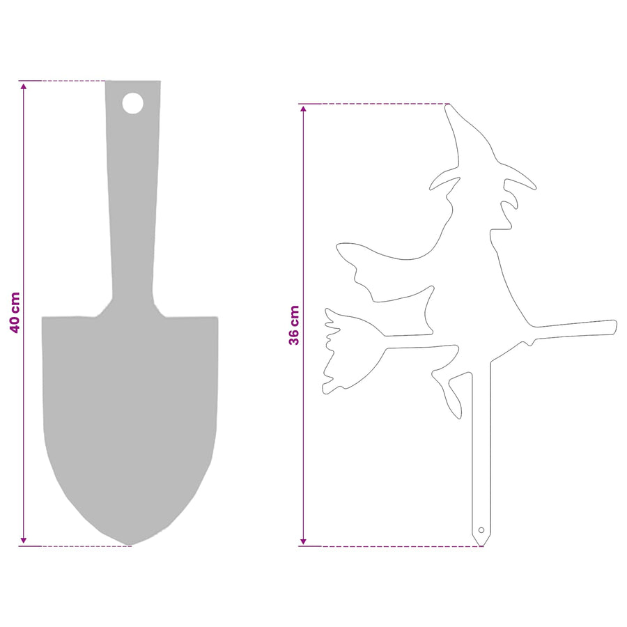 Garden Stake 36 x 24 cm Weathering Steel Rusty