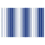 Awning Replacement Fabric Blue and White 300 x 250 cm Polyester