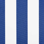 Awning Replacement Fabric Blue and White 300 x 250 cm Polyester