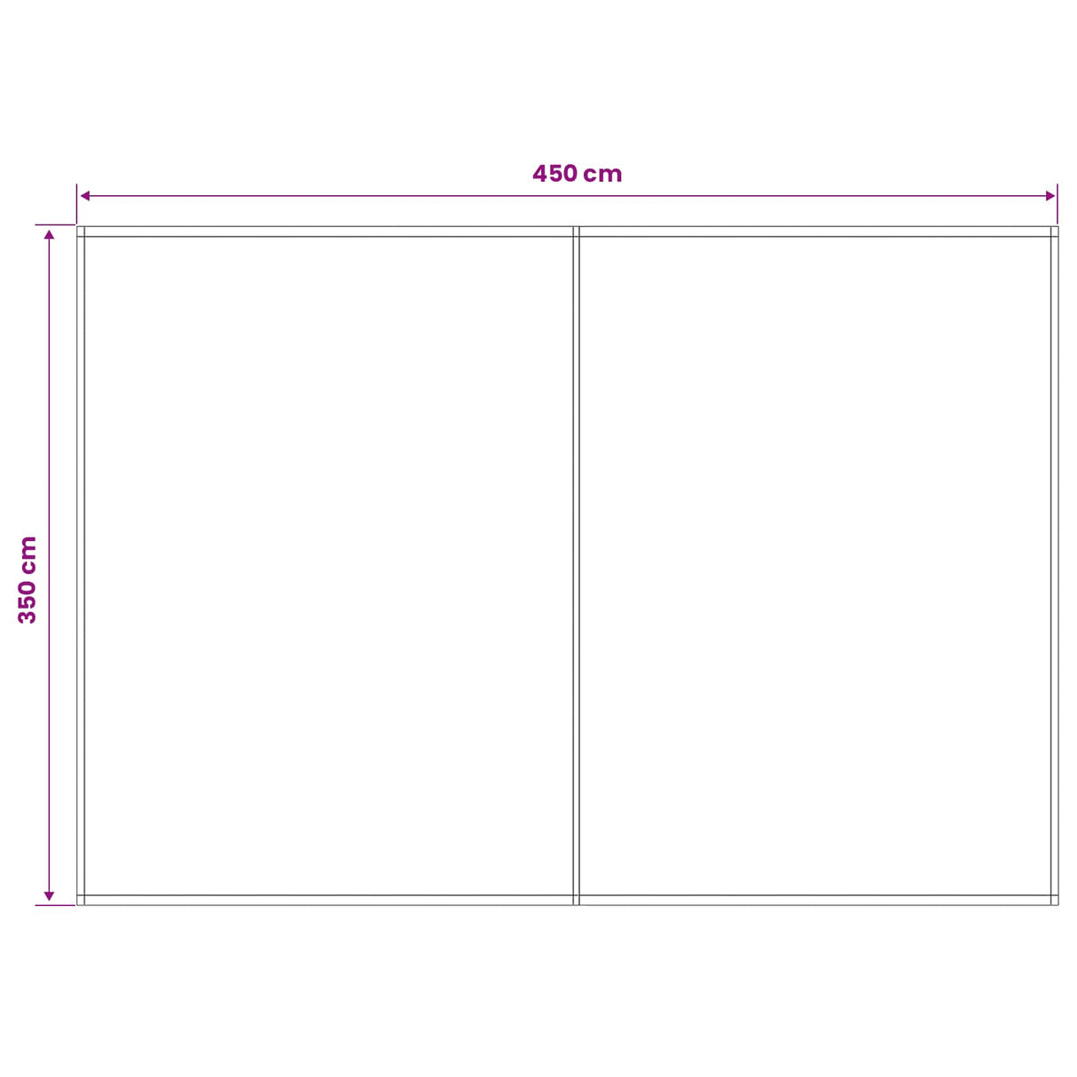 Awning Replacement Fabric Cream 450 x 350 cm Polyester