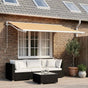 Awning Replacement Fabric Yellow and White 300 x 250 cm