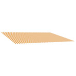 Awning Replacement Fabric Yellow and White 500 x 350 cm