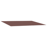 Awning Replacement Fabric Brown 300 x 250 cm Polyester - Front View