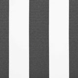 Awning Replacement Fabric Anthracite and White 400 x 300 cm