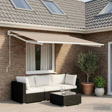 Awning Replacement Fabric Beige 300 x 250 cm Polyester
