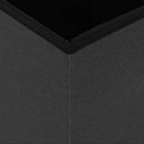 Foldable Storage Bench Dark Grey 180 kg 80 L 77 x 38 x 38 cm - 45-Degree Angle