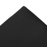 Foldable Storage Bench Black 180 kg 80 L 77 x 38 x 38 cm PVC - Rear View