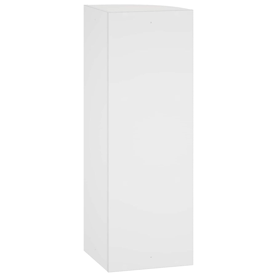 Wall Mounted Corner Shelf 3-Tier 31.5 x 31 x 90 cm