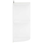Corner Shelf 2-Tier 41.5 x 41.5 x 72 cm Engineered Wood White