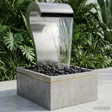 Garden Waterfall Stainless Steel 304 54.5 x 34 x 83 cm Silver