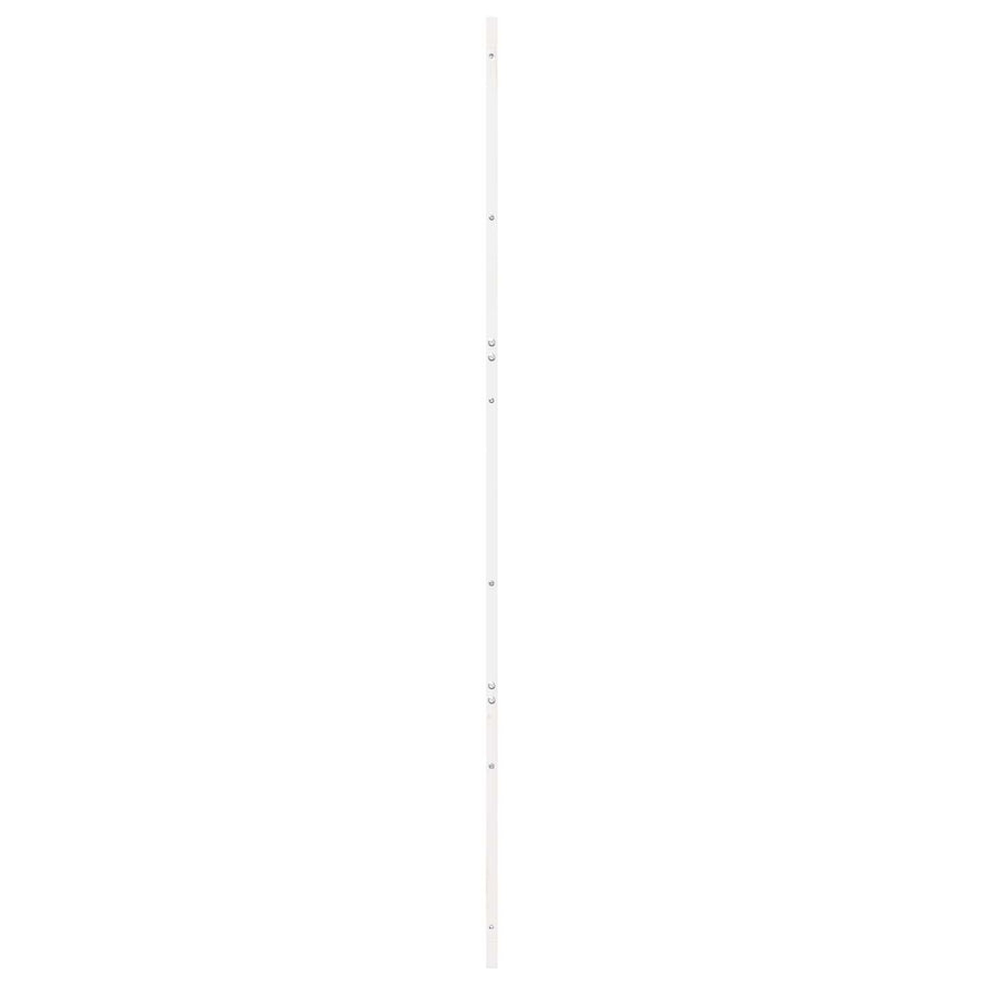 Barn Door White 80 x 2,5 x 208 cm Solid Pine Wood